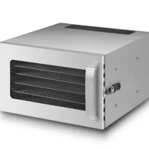 6-Tray Stainless Steel Food Dehydrator for Home Use (Fruits, Vegetables, and Meat)